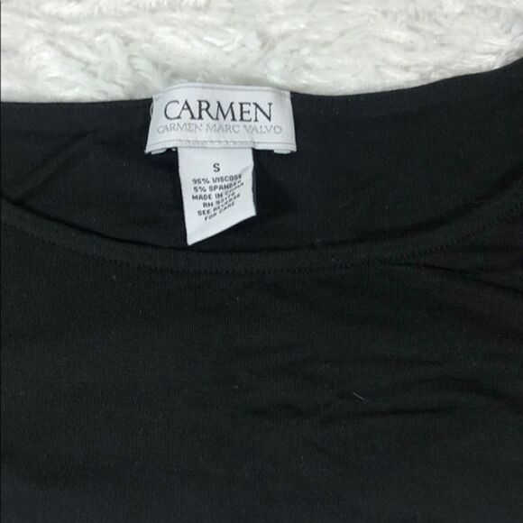 🖤🤍Carmen Stripped Top w/ exposed back - Picture 3 of 5